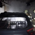 Bir apartmanın otoparkında otomobilde yangın – Son dakika haberler