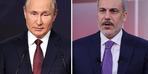 Kremlin duyurdu!  Putin ve Hakan Fidan bugün görüşecek