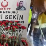 Şehit polis Fethi Sekin Elazığ’da mezarında anıldı! Servisten görüntüler ortaya çıktı