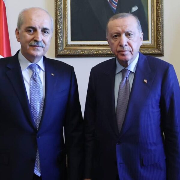 Cumhurbaşkanı Erdoğan, TBMM Başkanı Kurtulmuş’u ziyaret etti