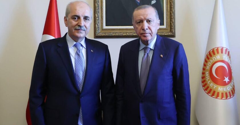Cumhurbaşkanı Erdoğan, TBMM Başkanı Kurtulmuş’u ziyaret etti