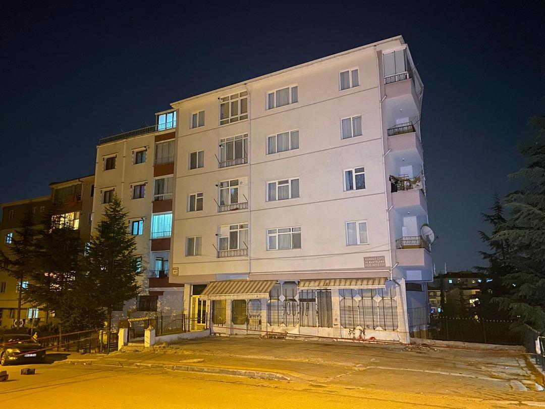 Ankara'da korku dolu gece: 8 -Storey binası tahliye edildi! Çatlak ses kalplere getirdi 3