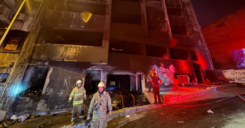 İzmir’de metruk binada yangın – Son Dakika Haberleri