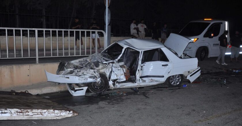 Mersin'de trafik kazası: 1 ölü, 8 yaralı